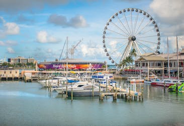 Miami Biscayne Bay-cruise van 90 minuten met optionele hop-on hop-off-bus en Skyviews-wiel